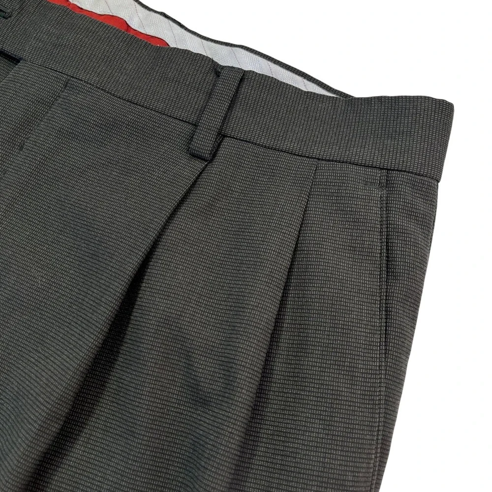 Louis Raphael Mens Grey Dress Slacks Pants, Louis Raphael Mens Business 599